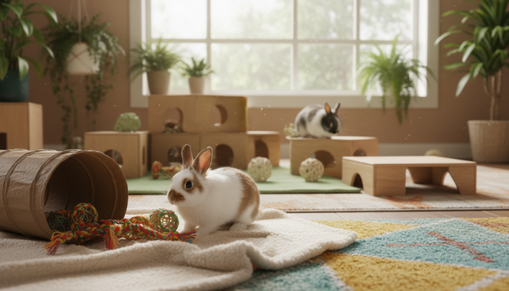 Rabbit enrichment ideas