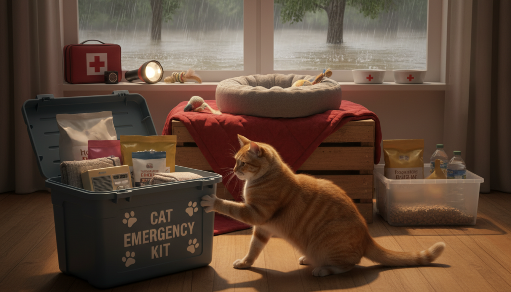 cat safety during floods