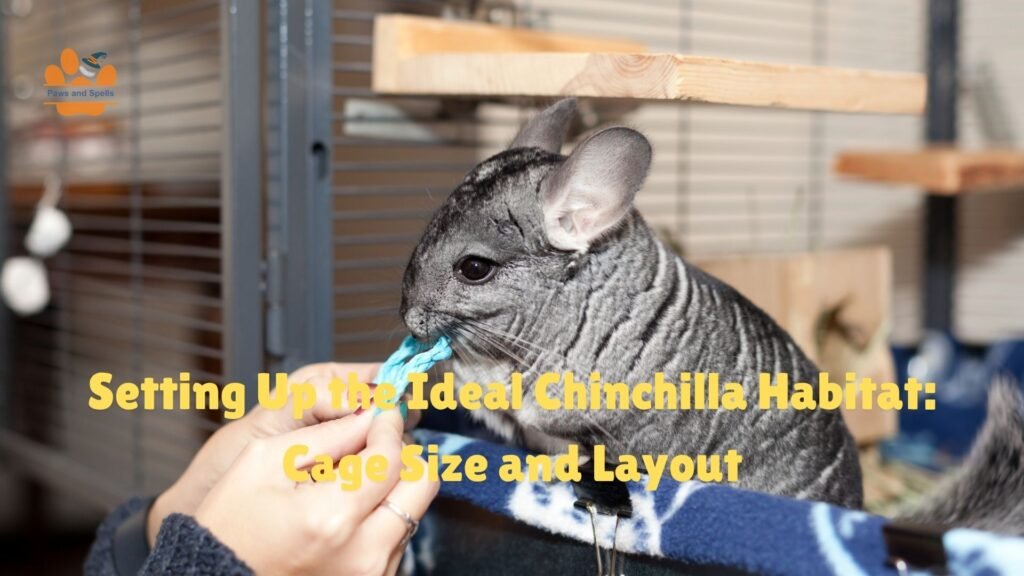 Chinchilla habitat setup