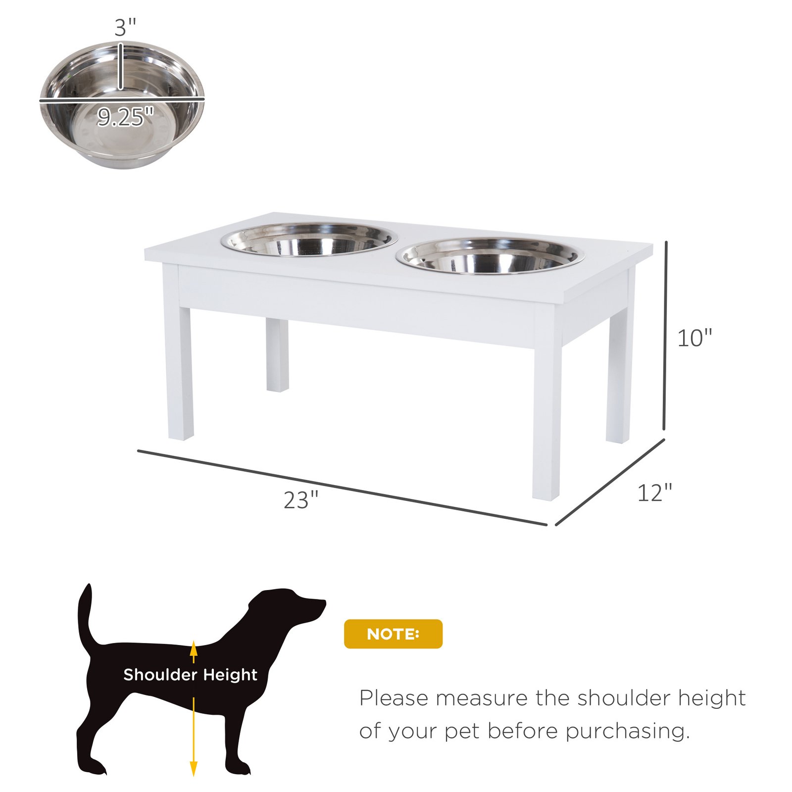 Elevated Pet Feeding Station