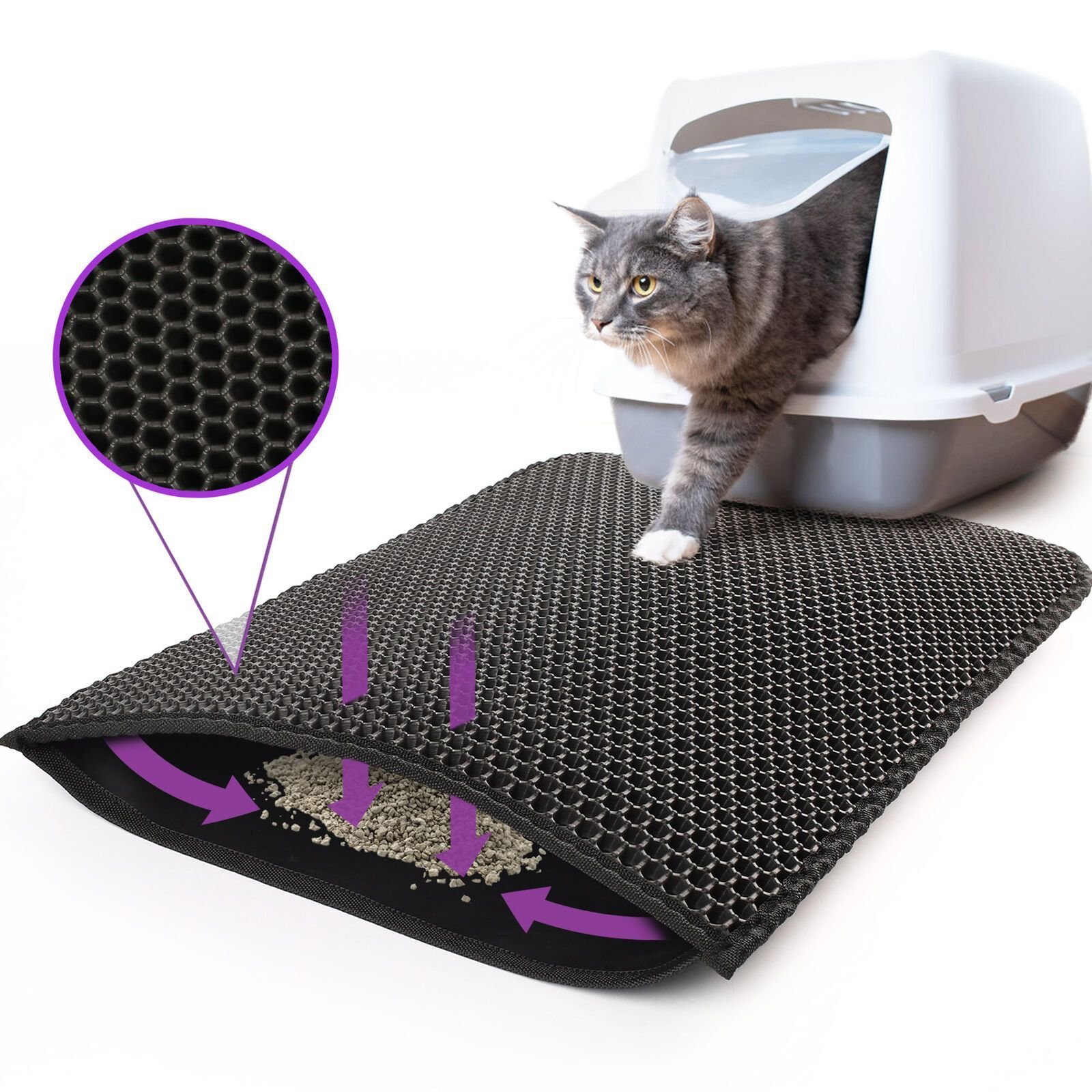 Double Layer Litter Mat