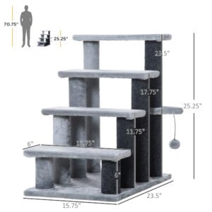 Cat Scratching Stairs Tree