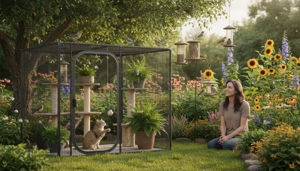 Cat bird protection