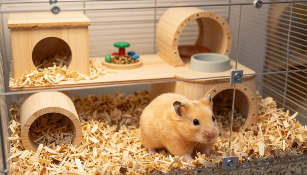 Hamster cage security