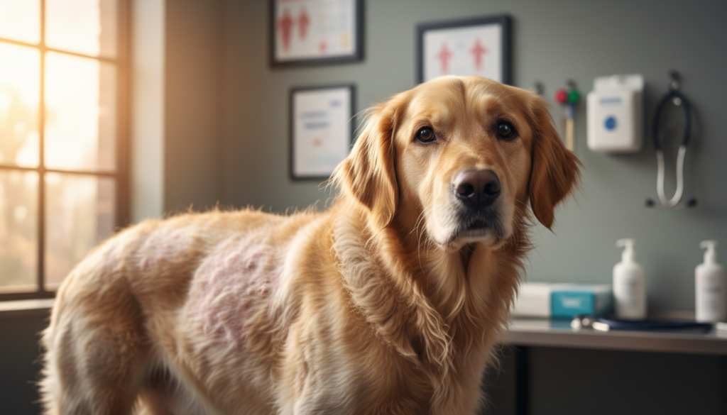 Hormonal hair loss in dogs