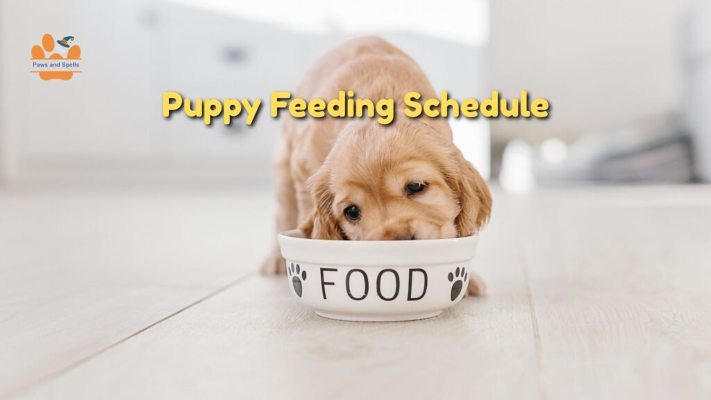 puppy feeding schedule