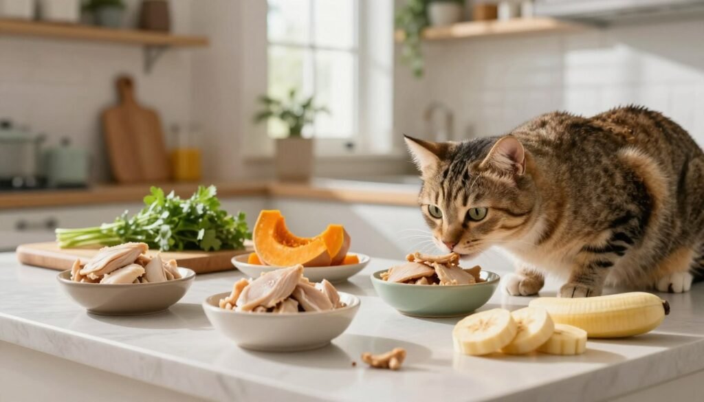 Safe snacks for cats