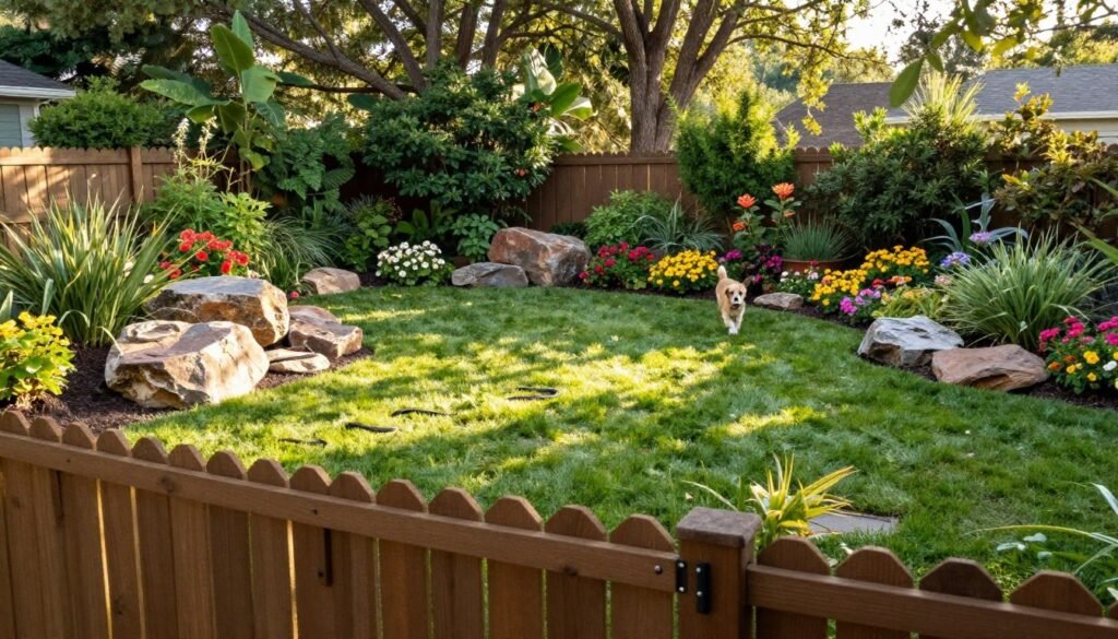 Snake-proof backyard