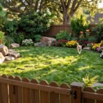 Snake-proof backyard