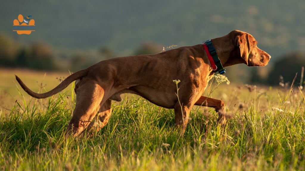 The Velvet Vizsla dog