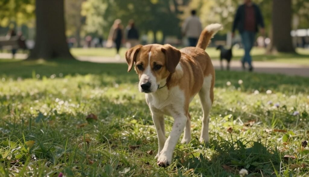 dog limping