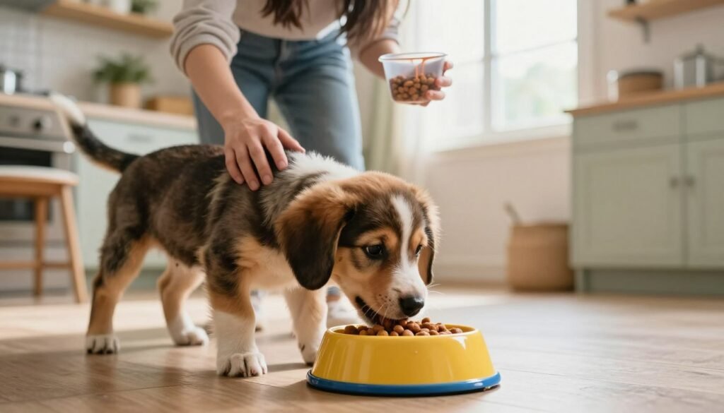 puppy feeding schedule