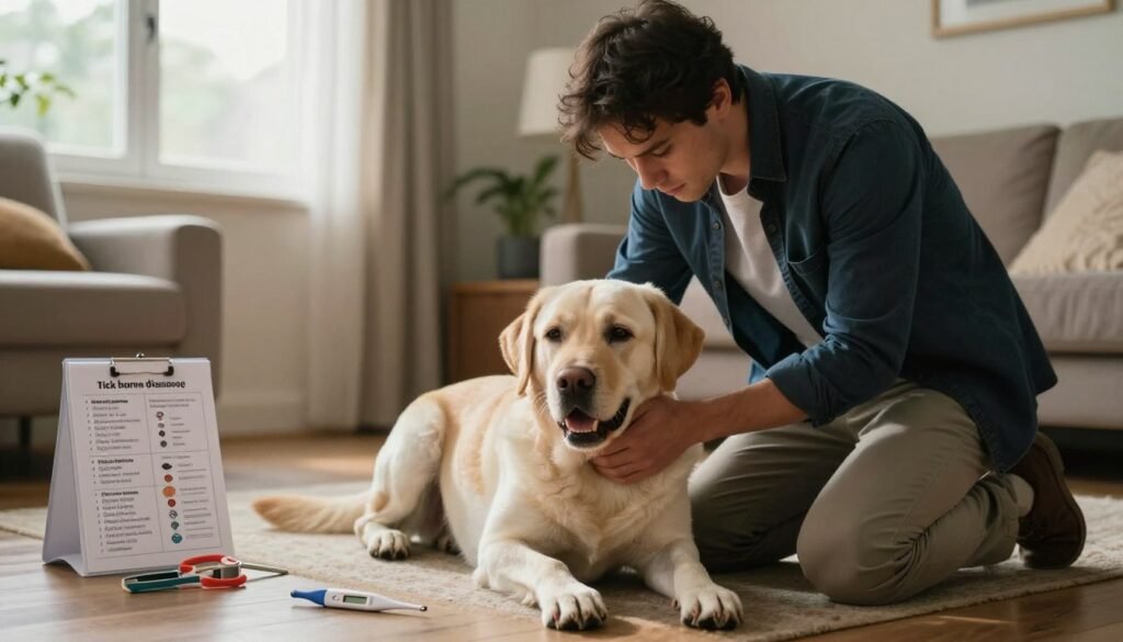 tick borne diseases fever in dogs