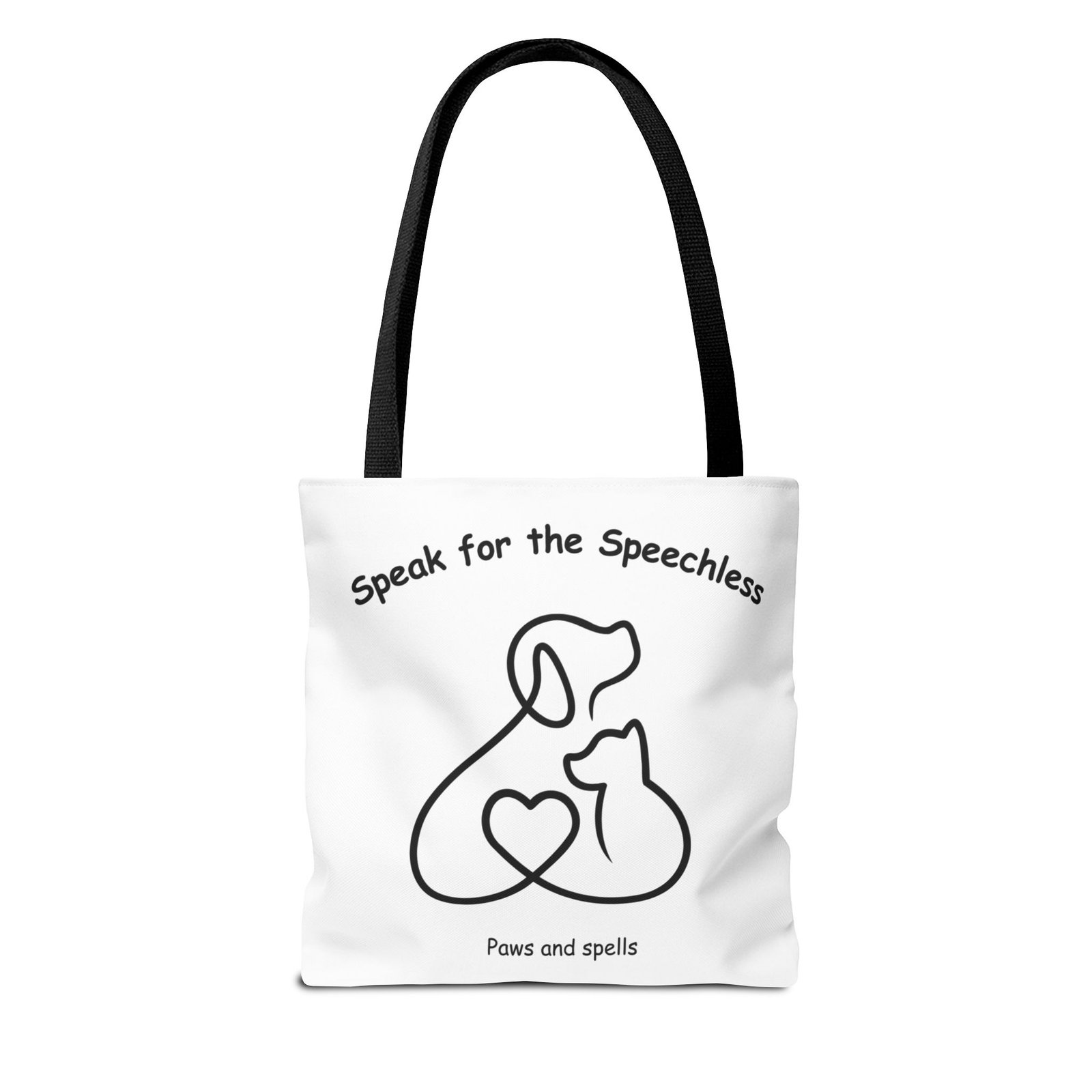 “Speak for the Speechless” Premium Tote Bag - Image 2
