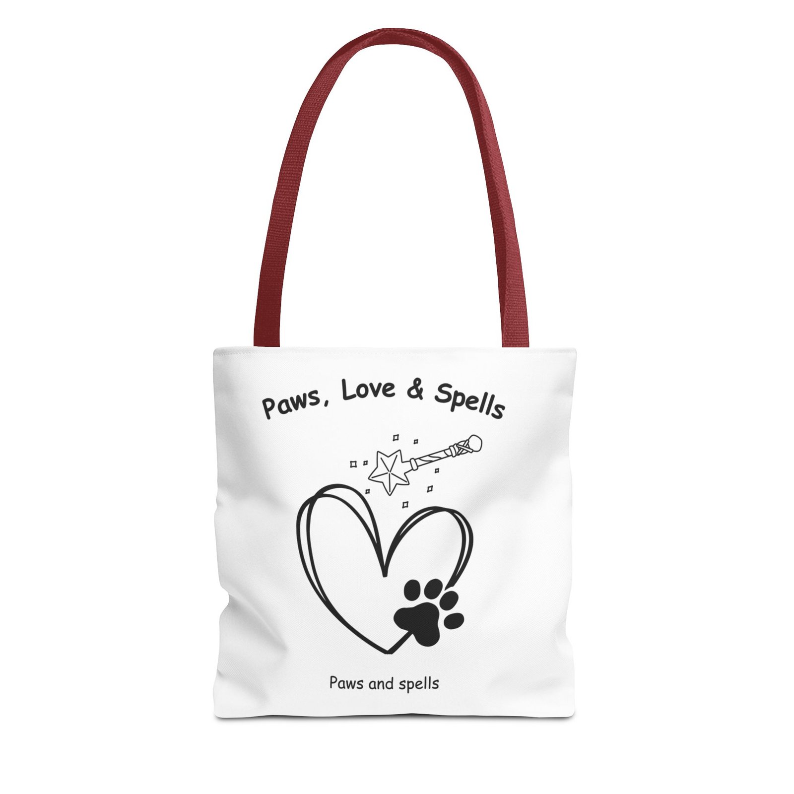 "Paws, Love & Spells" Premium Tote Bag - Image 5