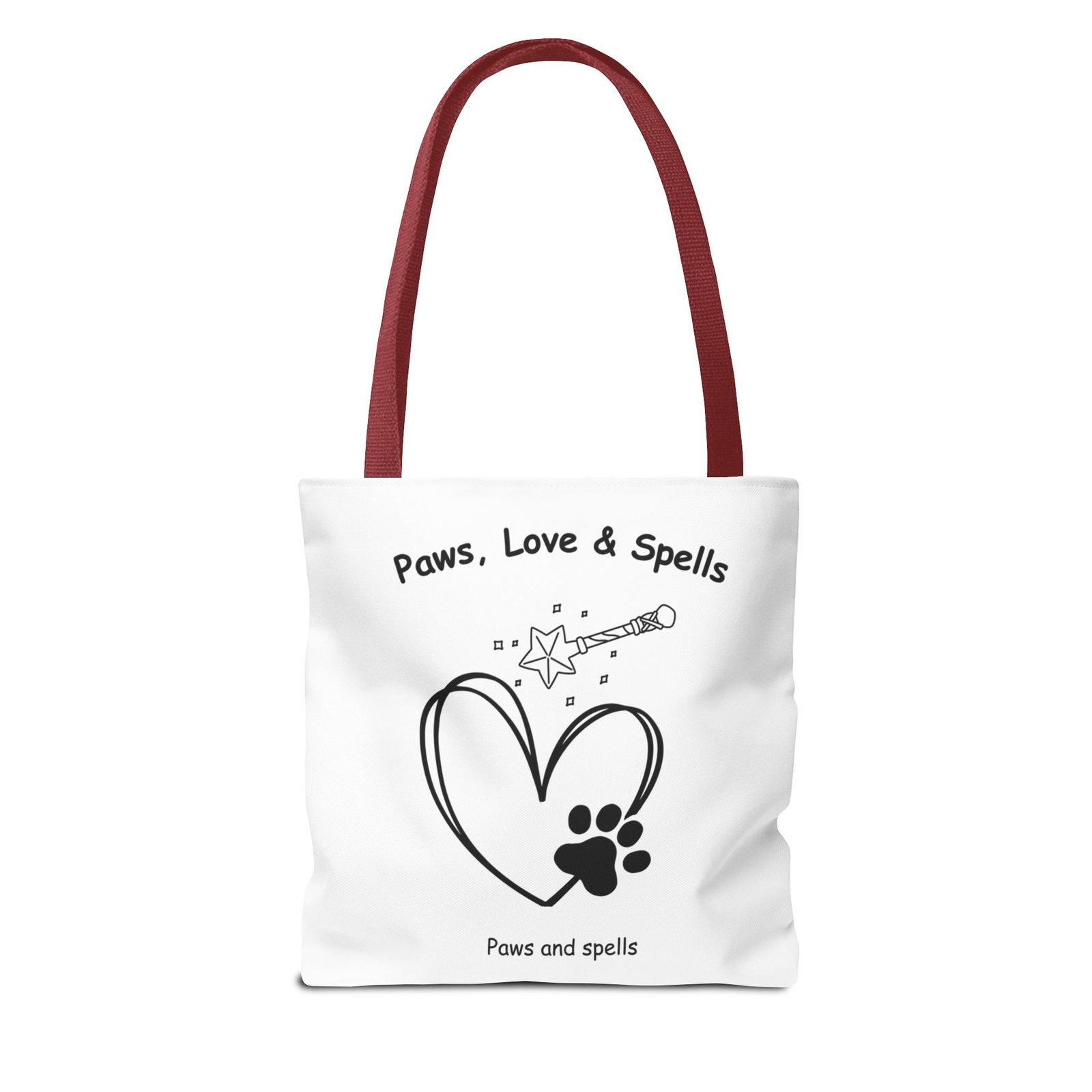 "Paws, Love & Spells" Premium Tote Bag - Image 6