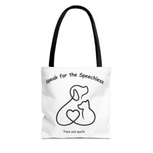 “Speak for the Speechless” Premium Tote Bag