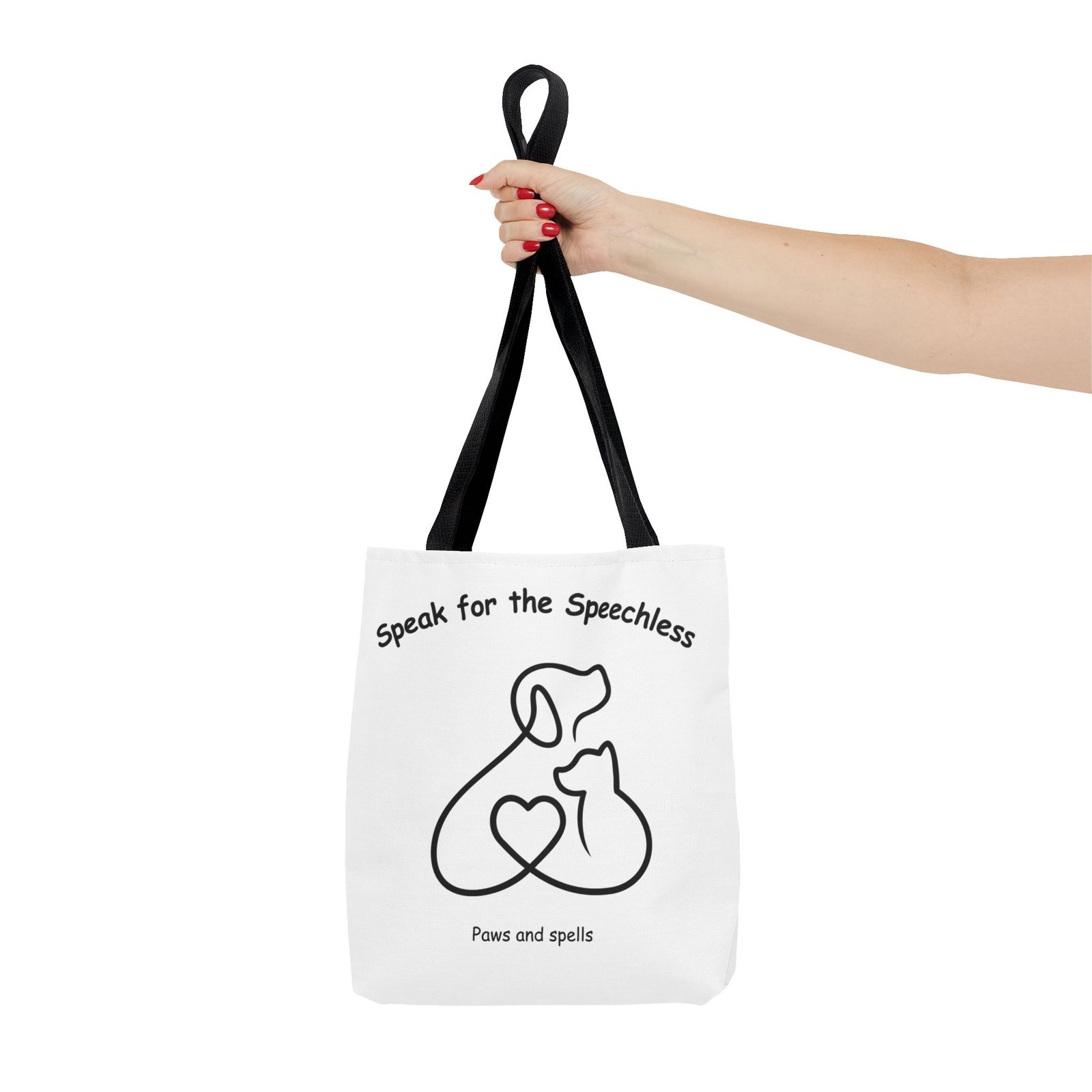 “Speak for the Speechless” Premium Tote Bag - Image 4