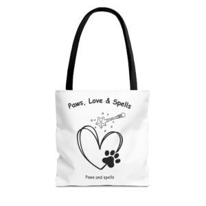 "Paws, Love & Spells" Premium Tote Bag