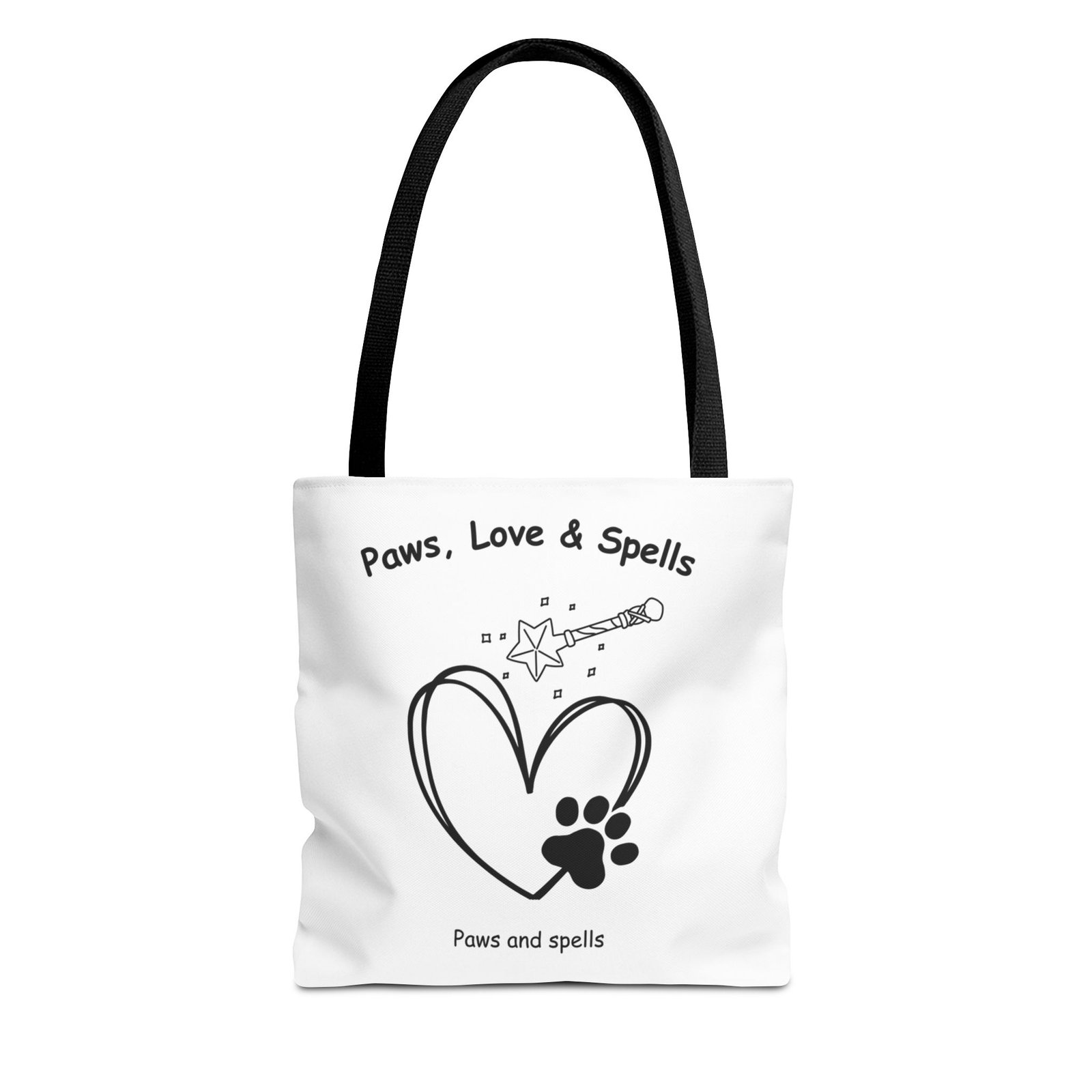 "Paws, Love & Spells" Premium Tote Bag
