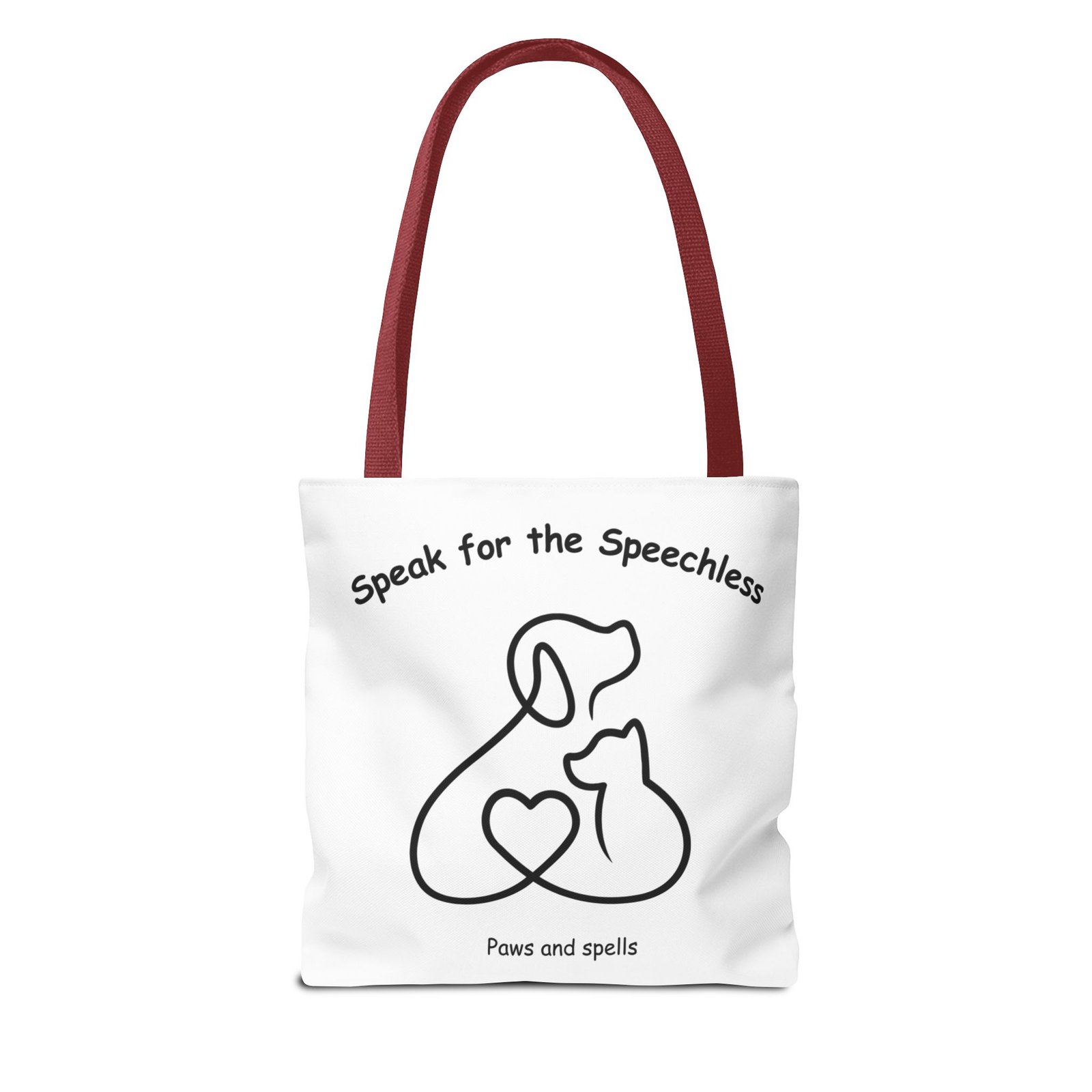 “Speak for the Speechless” Premium Tote Bag - Image 6