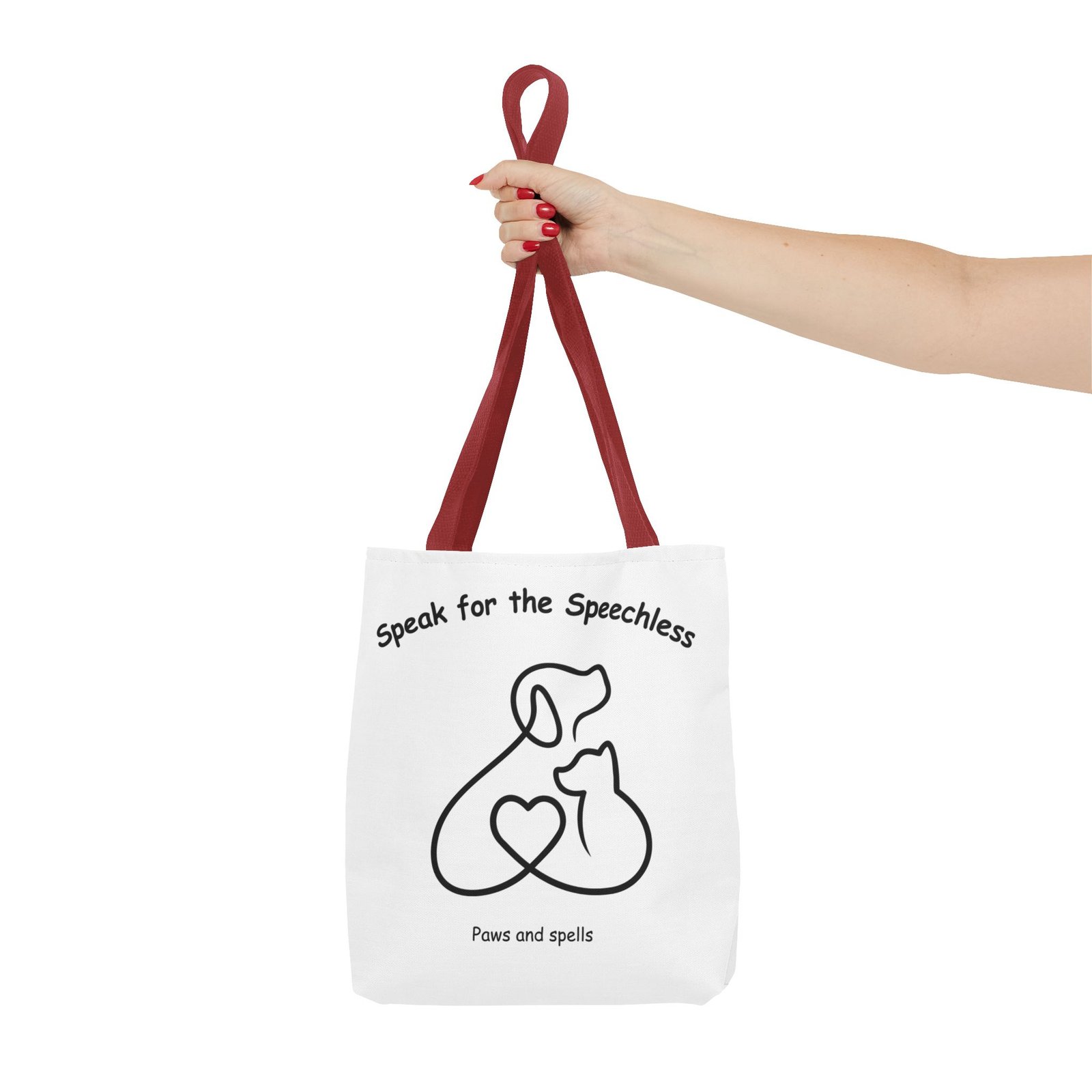 “Speak for the Speechless” Premium Tote Bag - Image 8