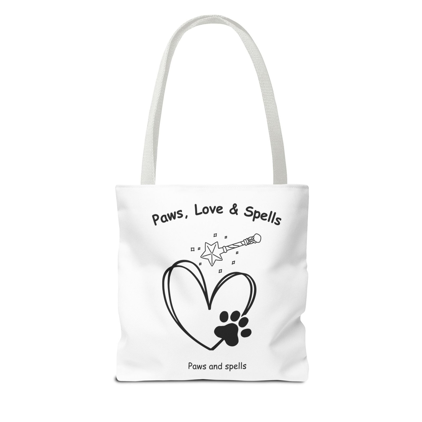 "Paws, Love & Spells" Premium Tote Bag - Image 10
