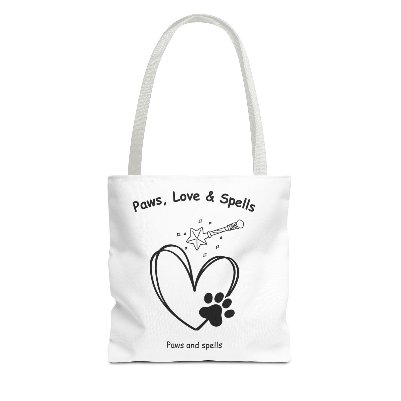 "Paws, Love & Spells" Premium Tote Bag - Image 9