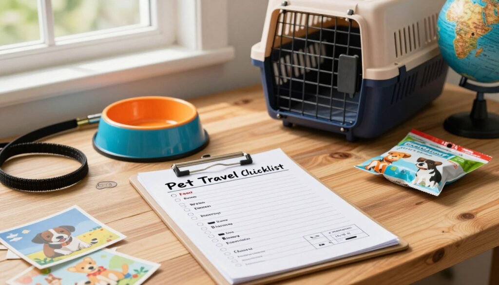 pet travel checklist