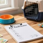pet travel checklist
